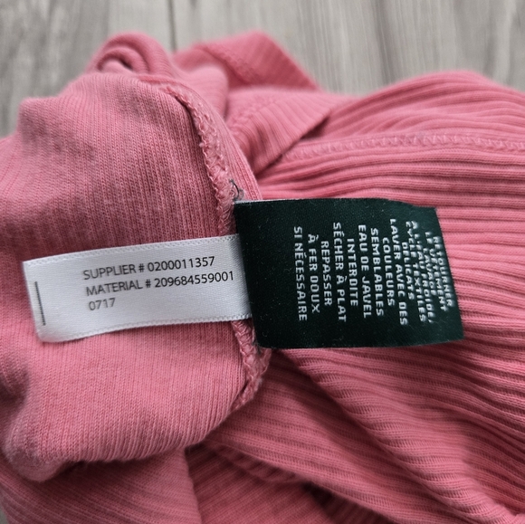 Ralph Lauren Pink Long Sleeve Tee -Size M - Picture 3 of 8
